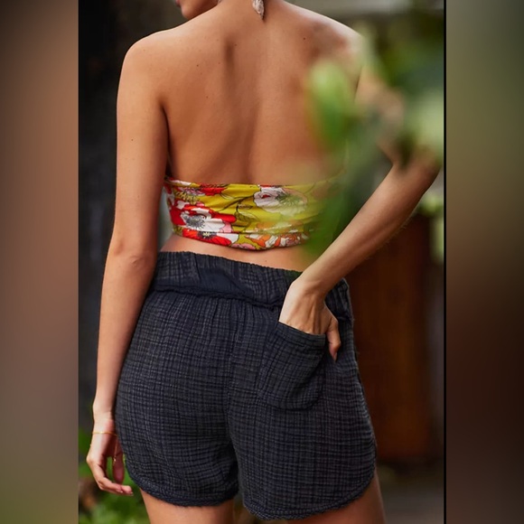 Anthropologie Kaveri Gauze Shorts black - Picture 3 of 6